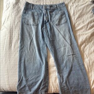 LC Lauren Conrad Light Blue Denim Trousers